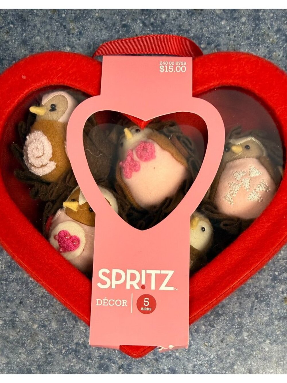 Target Spritz Featherly Friends Chocolate Heart Box 5 Mini Birds 2025 BOX D